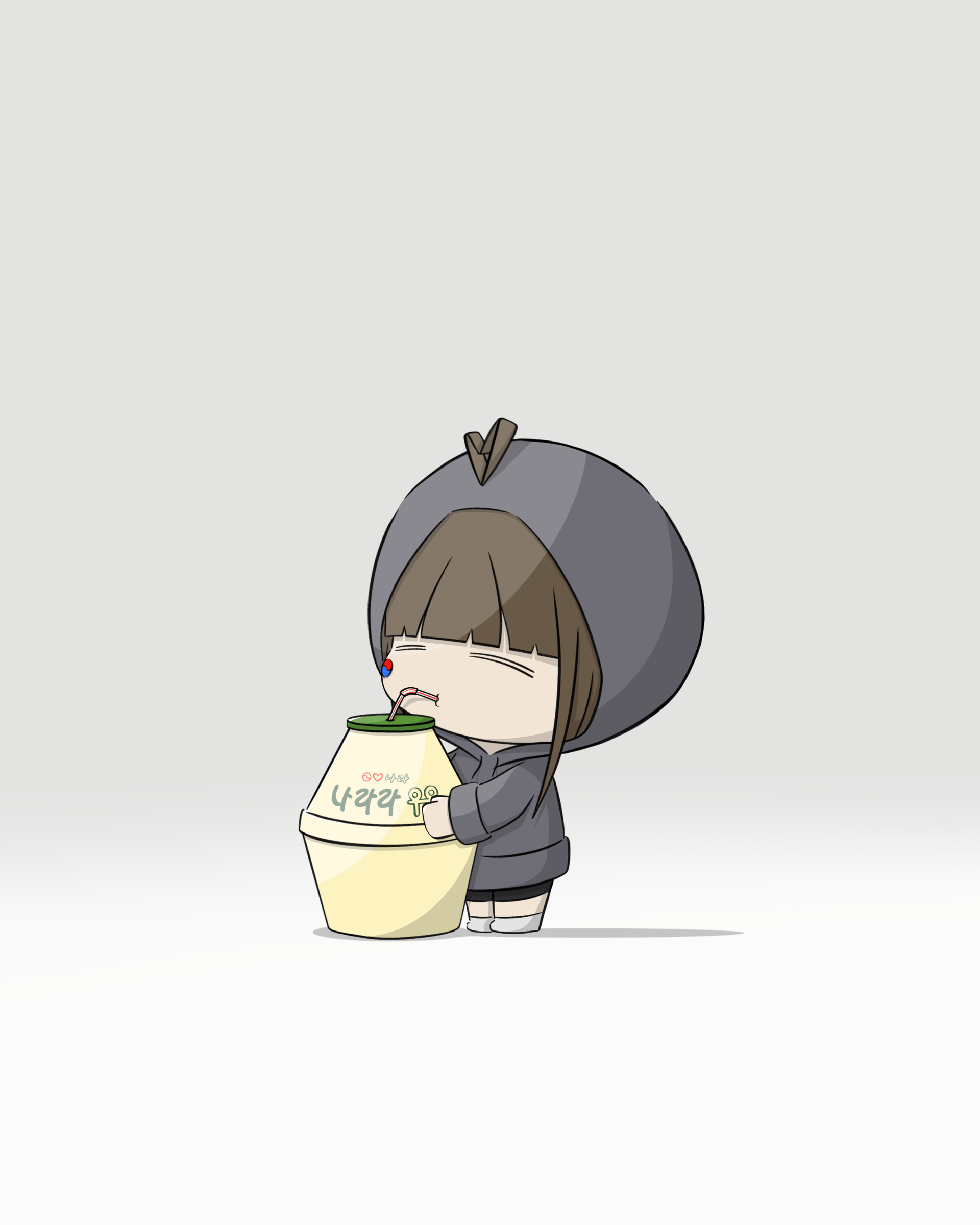 Nara, banana milk