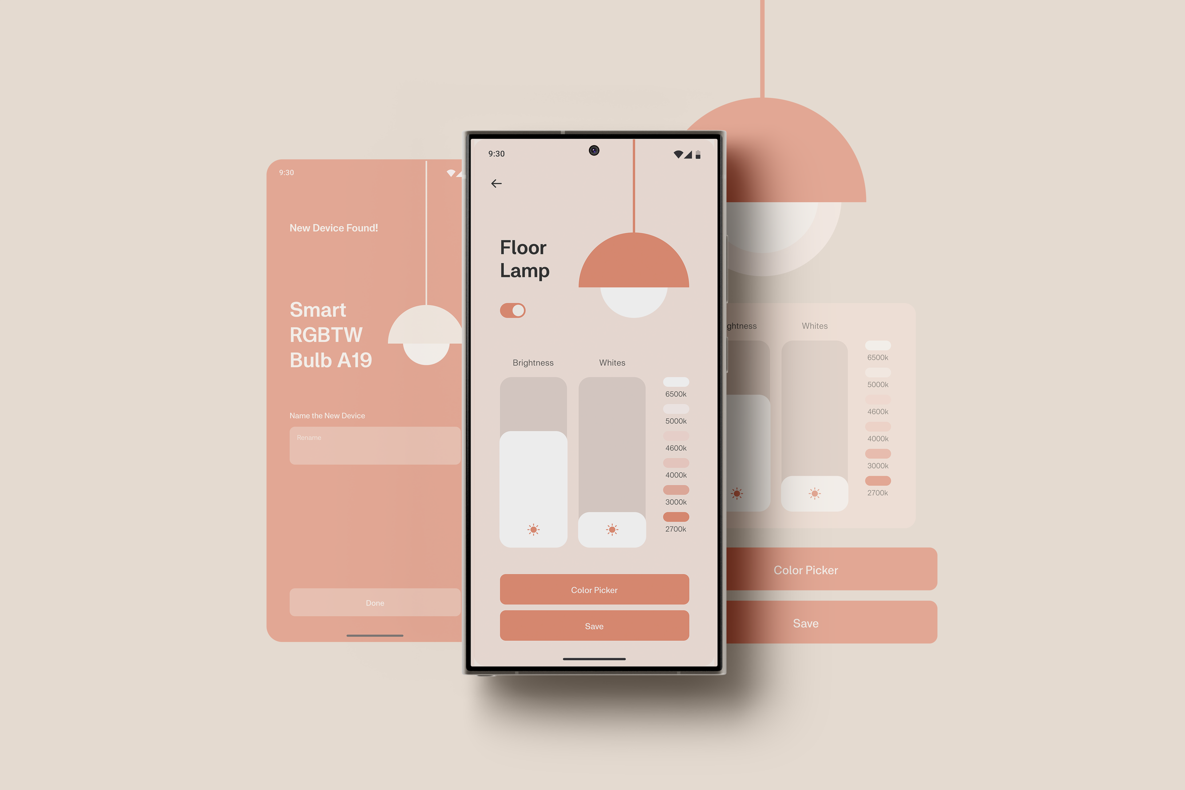 Nuro add device and lamp control